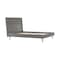 Armen Living Makena Queen Platform Bed Frame in Gray Acacia Wood LCMKBDTGQN - alternate 2
